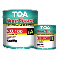 TOA 6002 สีงานอุตสาหกรรม TOA FLOORGUARD 100 PART A+B สีเขียว