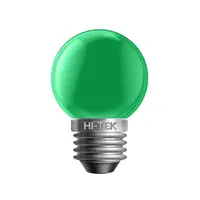 หลอดไฟ LED E27 3W สีน้ำเงิน ทรงปิงปอง HI-TEK