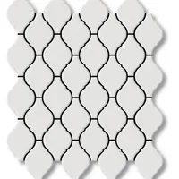 กระเบื้องโมเสค COTTO MT 29x25.2 ซม. ARABESQUE WHITE MAT 29X25.2 PM