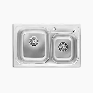 KOHLER K-3676X-2KD-NA อ่างล้างจาน 1 หลุมครึ่ง แบบไม่มีที่พักจาน รุ่น มาคาโต้-1