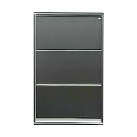 ตู้รองเท้า KING 3 ชั้น PLATINUM GREY
