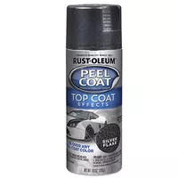 RUST-OLEUM PEEL COAT spray paint, silver #7341, 11 oz.