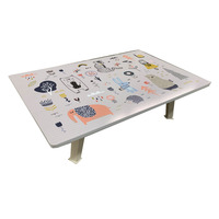 TABLE SQUARE 40x60 CARNIVAL GREY