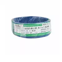 สายไฟ IEC01 THW 1x1 ตร.มม. สีฟ้า 30 เมตร NNN