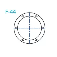 อุปกรณ์ท่อลม F-44 หน้าแปลนกลม