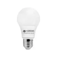 หลอดไฟ LED E27 9W คูลไวท์/วอร์มไวท์/เดย์ไลท์ ทรงลูกแพร์ NAGAS 3 SENSATION
