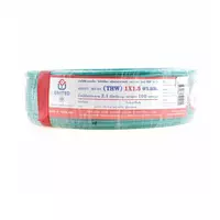 สายไฟ THW (IEC01) 1.5x100 เมตร สีเขียว