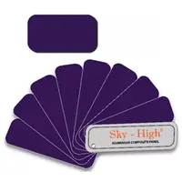 แผ่นอลูมิเนียม คอมโพสิต 4 มม. SkyHigh SH-8300 สีม่วง SCB