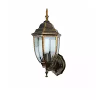 Outdoor wall lamp, aluminum, 1 bulb, model 2085, rust-gold color, FINEXT