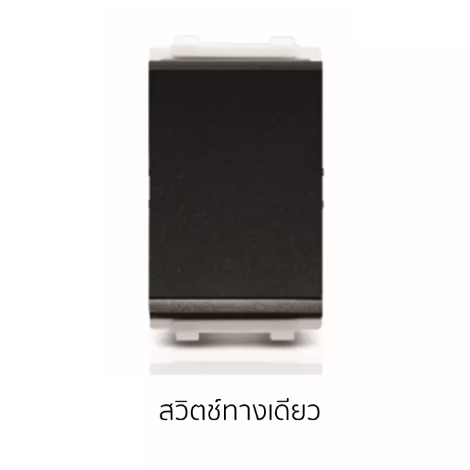 Philips สวิตช์ทางเดียว เทาดำ-1