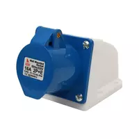 POWER PLUGตัวเมียติดผนัง P1-113 16A SUMO