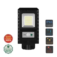 ไฟถนนโซล่าเซลล์ MICRO 50W DL LAM PL/MT สีดำ
