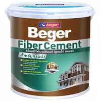 สีทาไม้ฝา FIBER CEMENT BEGER สีไม้แดง