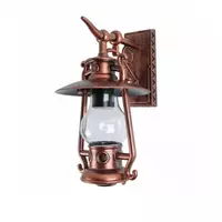 1 bulb outdoor wall lamp, model WD21-RO, rust red, THE SUN