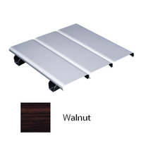 ฝ้าอลูมิเนียม ตัวซี 85C Fameline สี Walnut