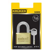 กุญแจลูกปืน KRUKER 745-4 50 มม. สีทองเหลือง