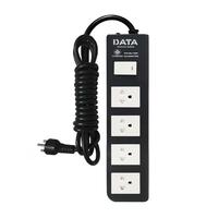 POWER STRIP4SOCKET1SWITCH5m 16A