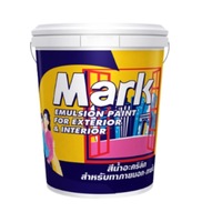 #910 สีน้ำทาภายนอก CAPTAIN MARK สีขาว 5แกลลอน