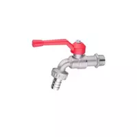 ก๊อกบอลสนาม 1/2 นิ้ว (4 หุน) รุ่น HN3092 สีแดง