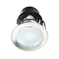 ดาวน์ไลท์ BEC 2424/SATIN CHROME อะลูมิเนียม BASIC สีเงิน 4" กลม