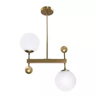 CHANDELIER MD HL-22013 EVL GS/MT WH/GD2L