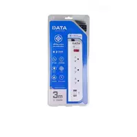 3x3 meter power strip, 1 switch, 2 USB