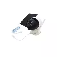 Solar cell wireless CCTV camera (insert 4G SIM) model EG-SD4GSL white