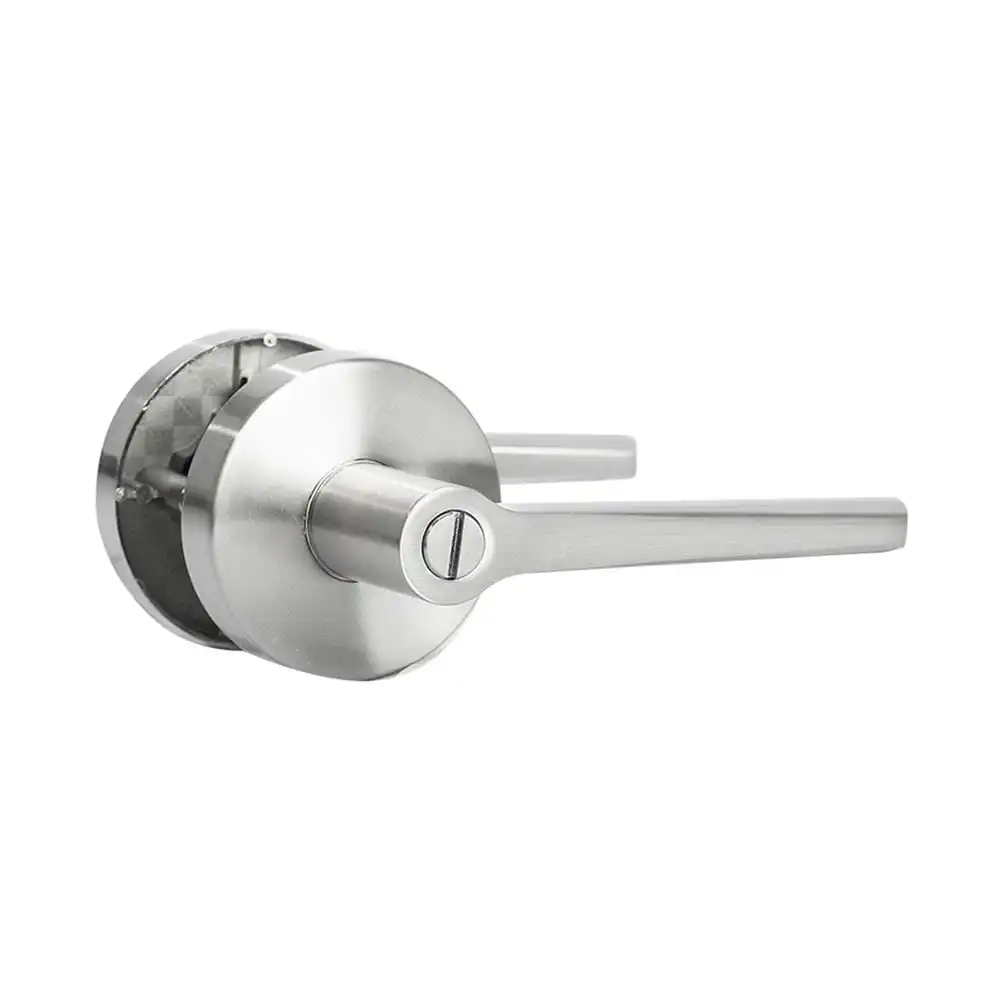 BATHROOM LEVER YALE YLL-BK-ZN005SN STAINLESS STEEL-1