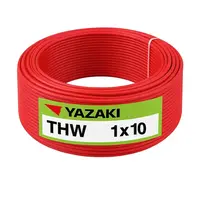 สายไฟ THW 10 ตร.มม. สีแดง YAZAKI