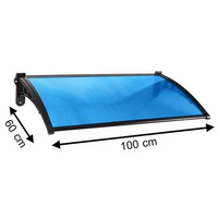 กันสาดโพลีคาร์บอเนต ผิวใส SUNSHIELD 60X100 ซม. สีน...