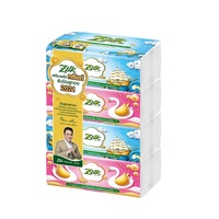 กระดาษเช็ดหน้า ZILK LUCKY 180 แผ่น แพ็ค4