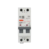 เบรกเกอร์กันดูด 32 แอมป์ RCBO SAFE T CUT 2 Pole 30mA 10kA รุ่น RES11 (TYPE A) สีขาว