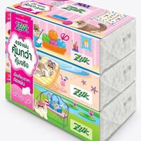 กระดาษเช็ดหน้า ZILK SOFT PACK 140 แผ่น แพ็ก 3 ชิ้น