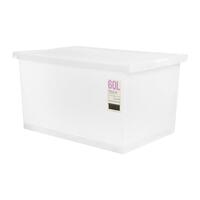 กล่องซ้อนได้ 60L 40.9x59x32.8cm.5225 ขาว