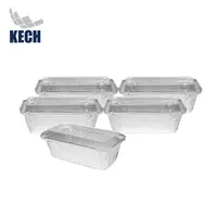 ถาดฟอยล์เหลี่ยมฝา 520ml KECH แพ็ค5ชิ้น