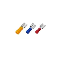 หัวเสียบตัวเมีย รุ่นแบบหุ้ม รุ่น V 1.5 - 7A (แพ็ค 10 ชิ้น) สีแดง
