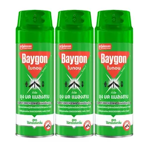 Baygon Insect Killer Spray Unscented Green 250 ml x 3-1