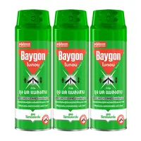 Baygon Insect Killer Spray Unscented Green 250 ml x 3