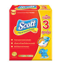 กระดาษอเนกประสงค์ SCOTT INTERFOLD 84 แผ่น แพ็ก 3