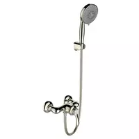 ก๊อกผสมยืนอาบแบบติดผนัง พร้อมฝักบัวสายอ่อน รุ่น Fairfex KOHLER K-72697T-B4-SN