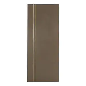 INTERIOR MELAMINE DOOR AZLE ALUMINUM GROOVE 80X200CM OAK-1