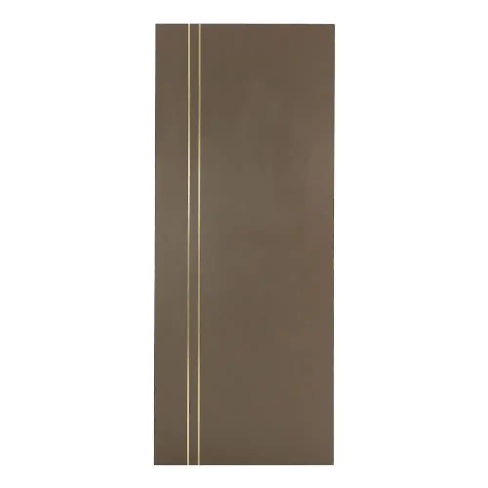 INTERIOR MELAMINE DOOR AZLE ALUMINUM GROOVE 80X200CM OAK-1