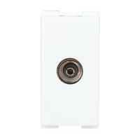 เต้ารับโทรทัศน์ 75 โอห์ม HACO AP-T075 สีขาว