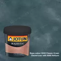 Jotun Majestic Design Pearl 6243 Classic Green + 6066 Nettuno 
