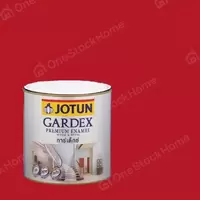 #0256 สีทาไม้ Jotun Gardex Enamel ชนิดกึ่งเงา Signal Red