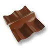 Diamond Roman Tile Sooksant Brown Wall Ridge Right to Left