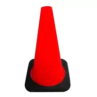 กรวยจราจร PVC รุ่น CC-PV30 ฐานสีดำ (ยกเลิกจำหน่าย)