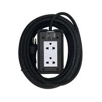 ชุดเต้ารับพร้อมสาย 2ช่อง E2-3 10M UNI