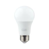 หลอดไฟ LED E27 11W วอร์มไวท์ ทรงลูกแพร์ L&E BULB