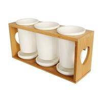 ที่ใส่อุปกรณ์บนโต๊ะอาหาร 3 ชิ้น BAMBOO